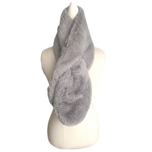 INC International Concepts Faux Fur Stole Scarf Soft Thick Wrap Neck Collar NWT